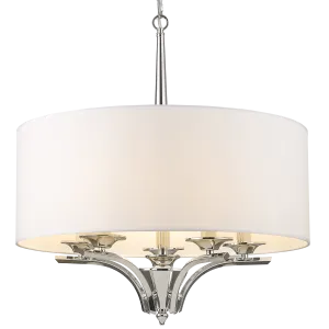ATLANTA hanging shade light Nickel finish