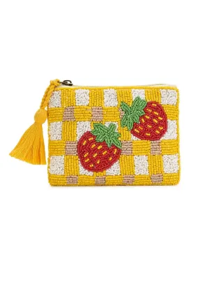 Beaded Clutch Bag Tropicana