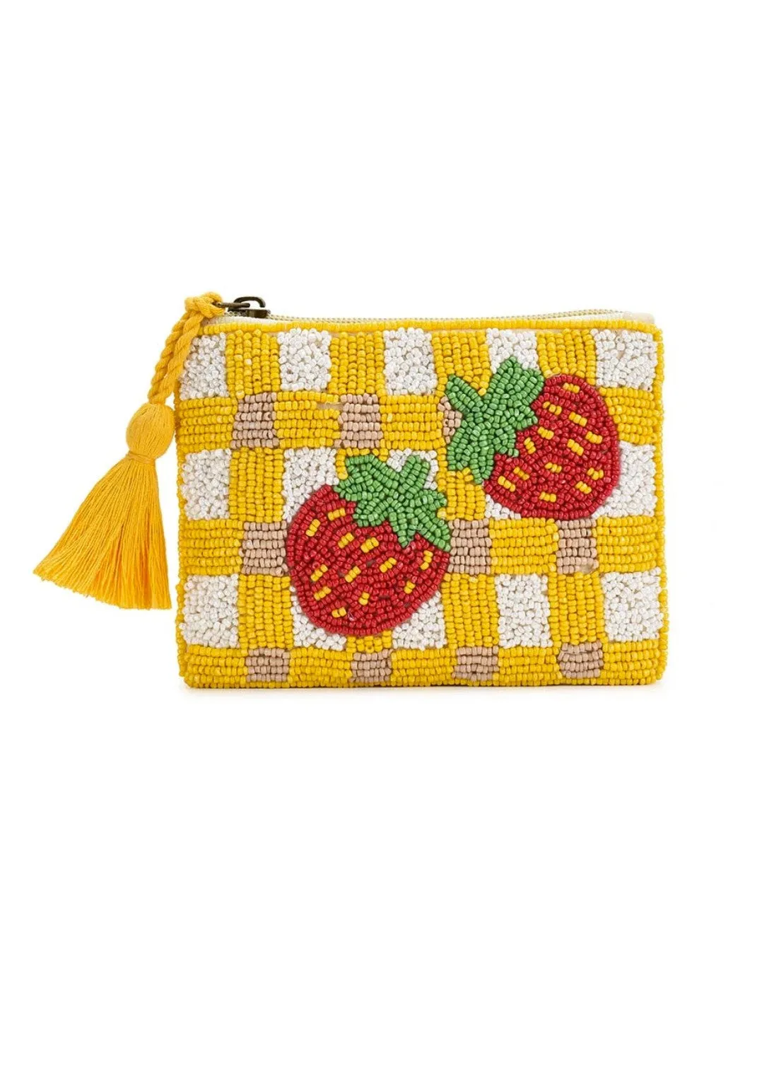 Beaded Clutch Bag Tropicana