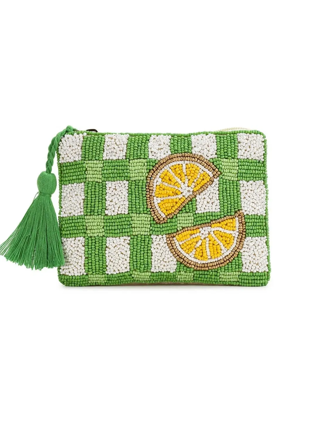 Beaded Clutch Bag Tropicana