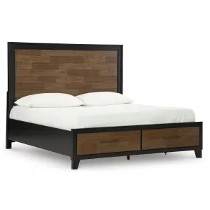 Benchcraft Kraeburn California King Panel Bed with Storage B496-58/B496-56S/B496-194