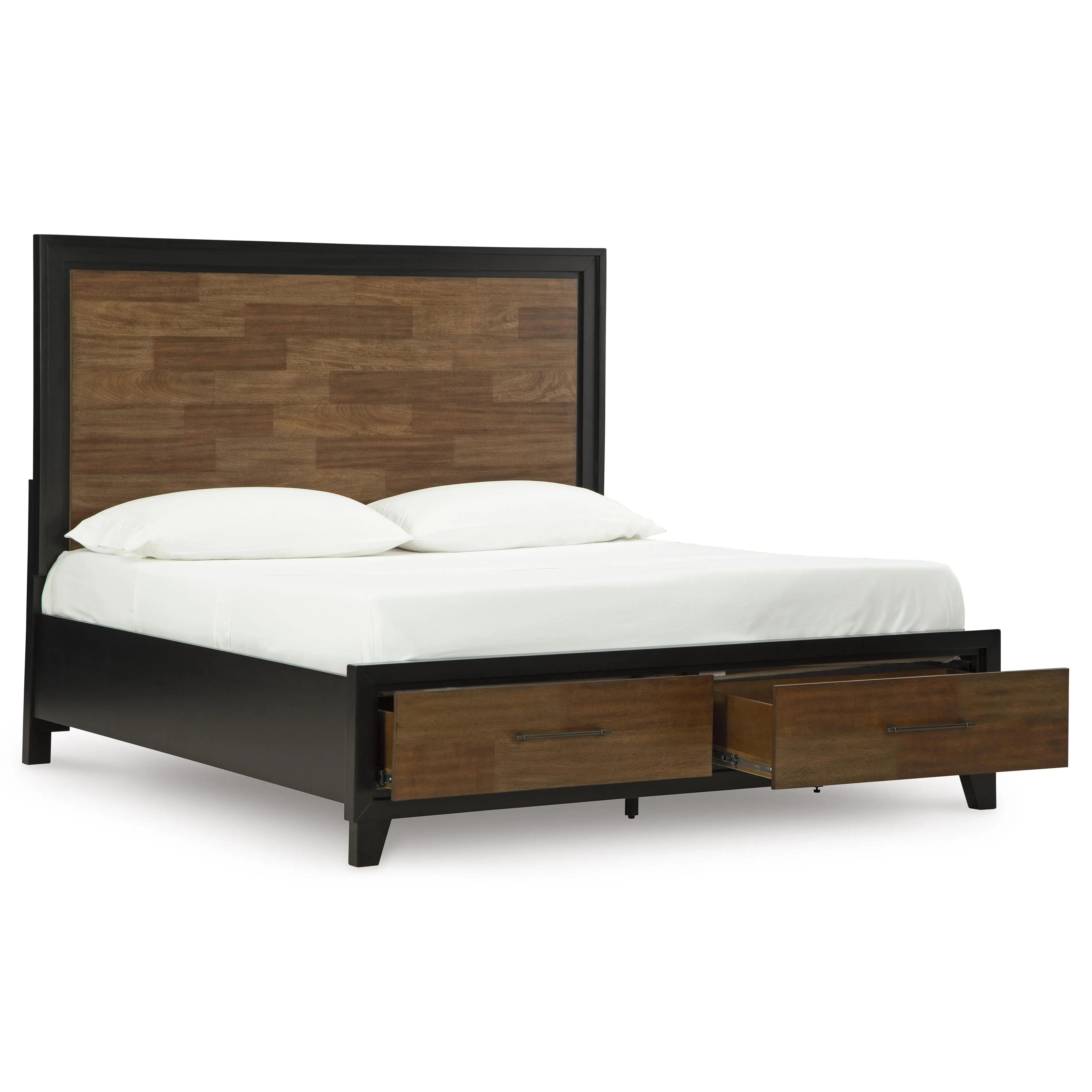 Benchcraft Kraeburn California King Panel Bed with Storage B496-58/B496-56S/B496-194
