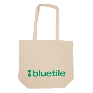 BLUETILE GREEN LOGO TOTE