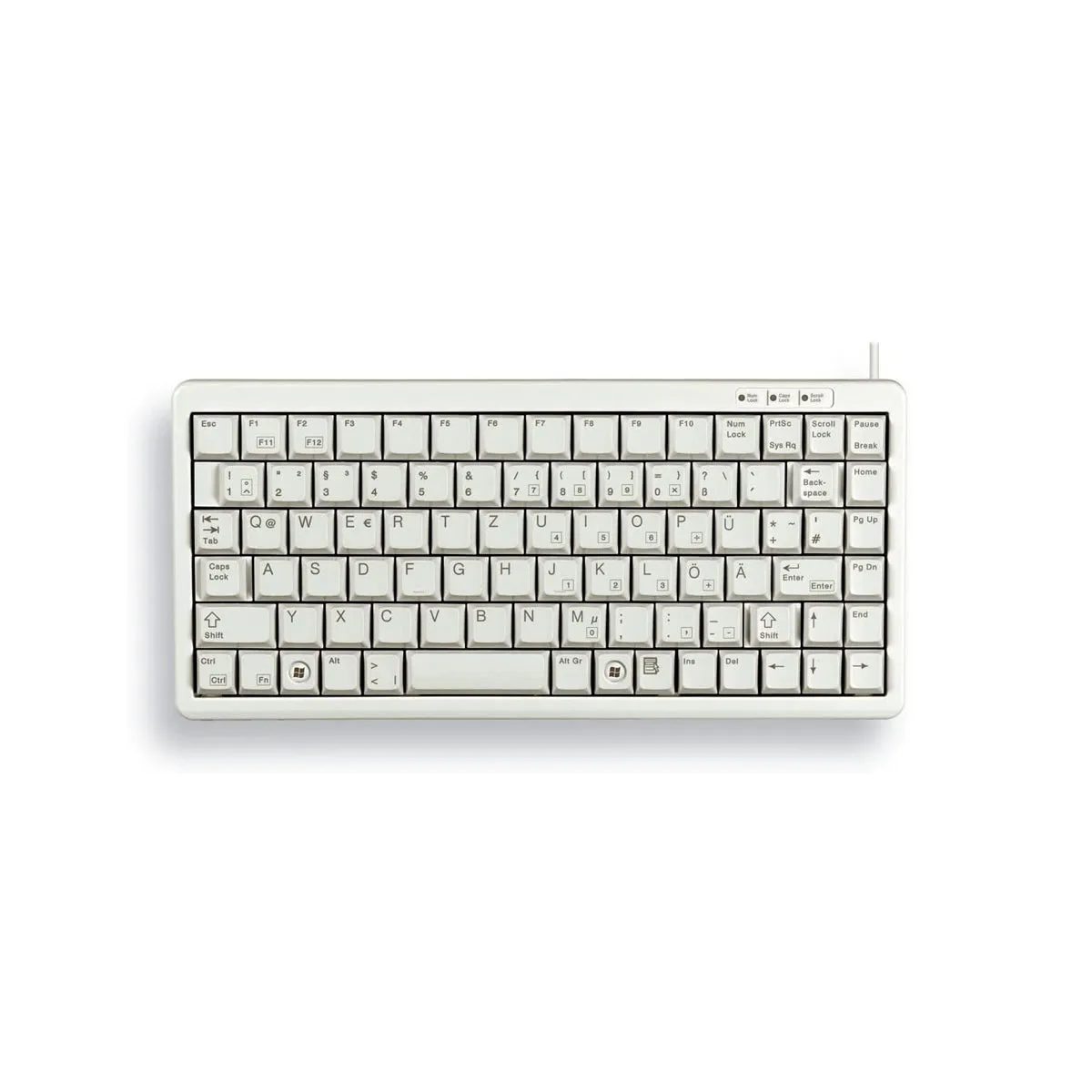 CHERRY G84-4100 Compact Keyboard with Low Profile ML Switches and Windows Keys USB