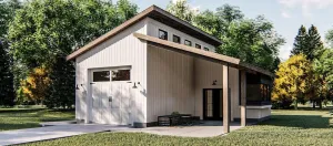 Compact garage apartment: functionality meets charm in every square foot