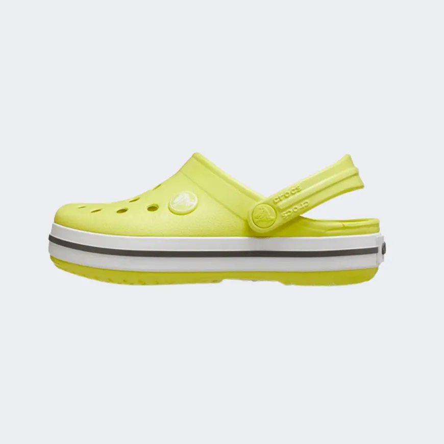Crocs Crocband Clog T Kids Lifestyle Slippers Yellow/Grey