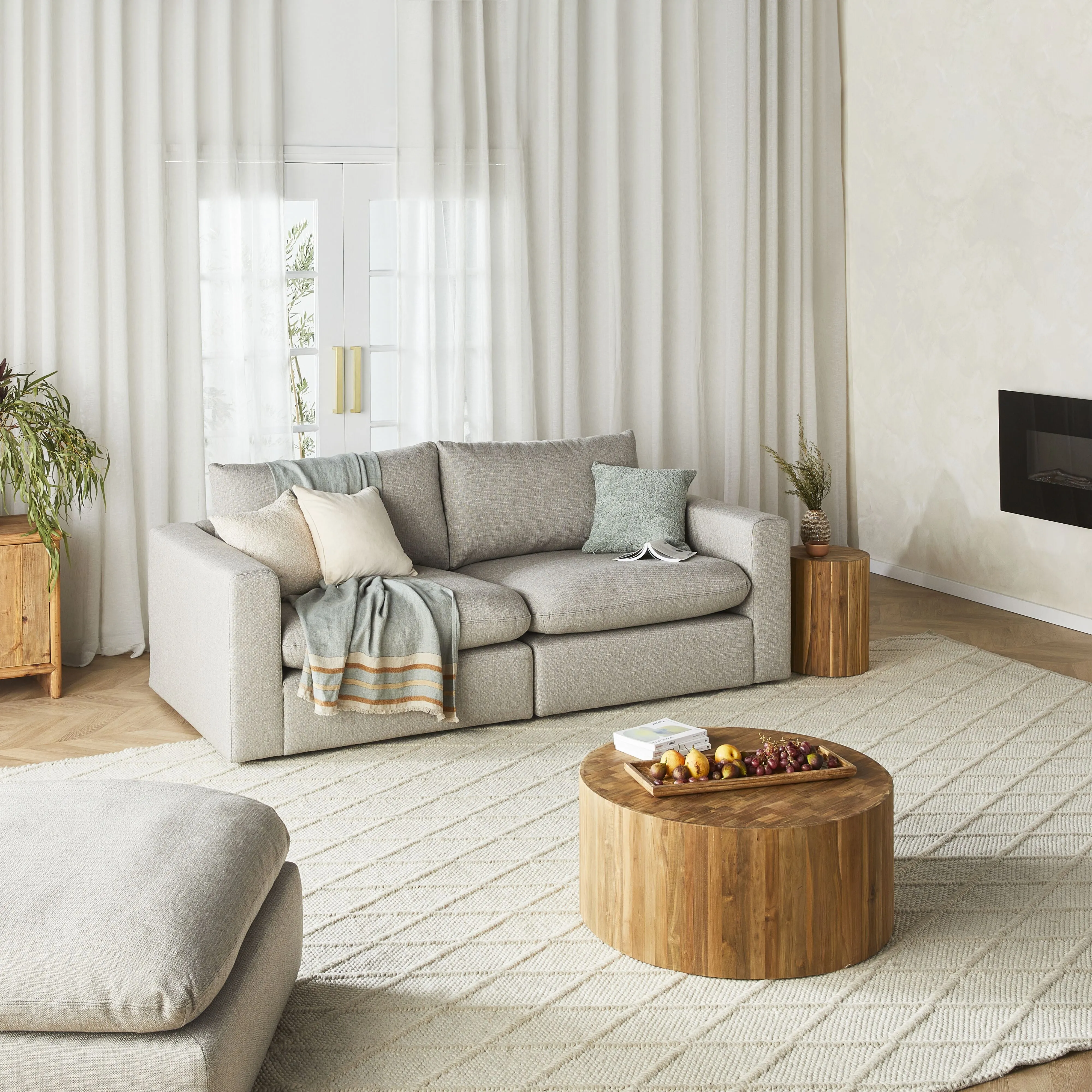 Darcie 2 Seater Sofa Amalfi Silver
