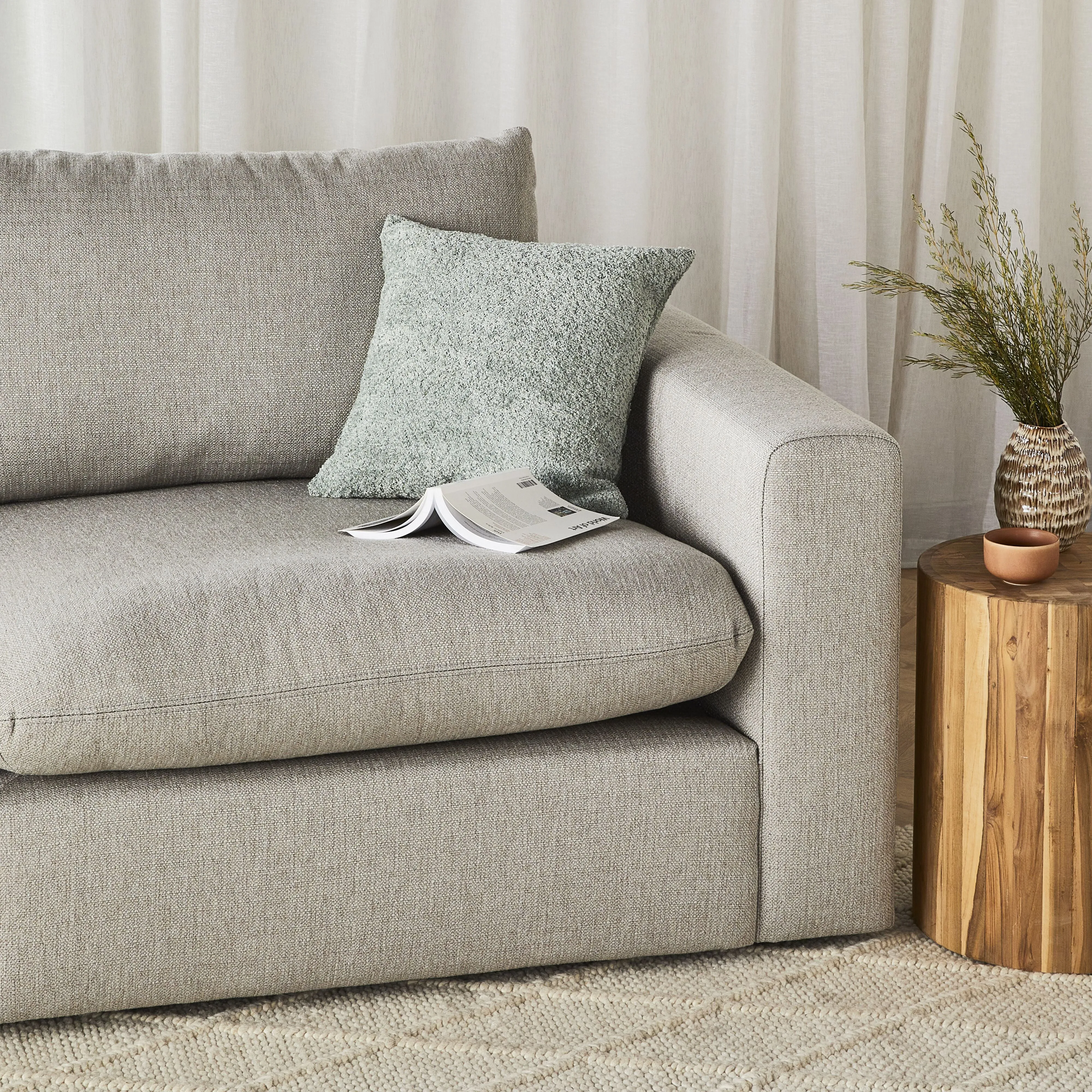Darcie 2 Seater Sofa Amalfi Silver