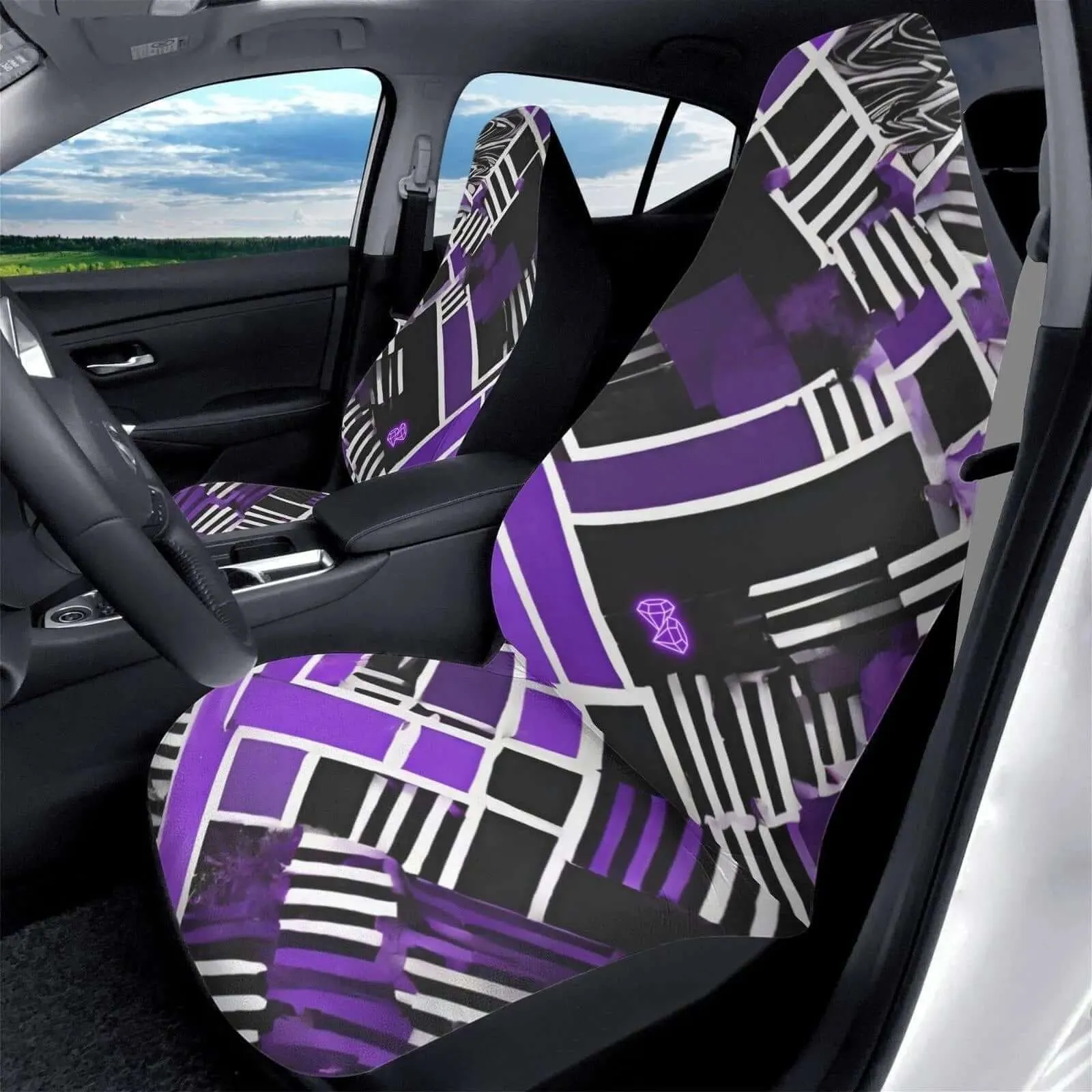 Embroidered Front Car Seat Covers