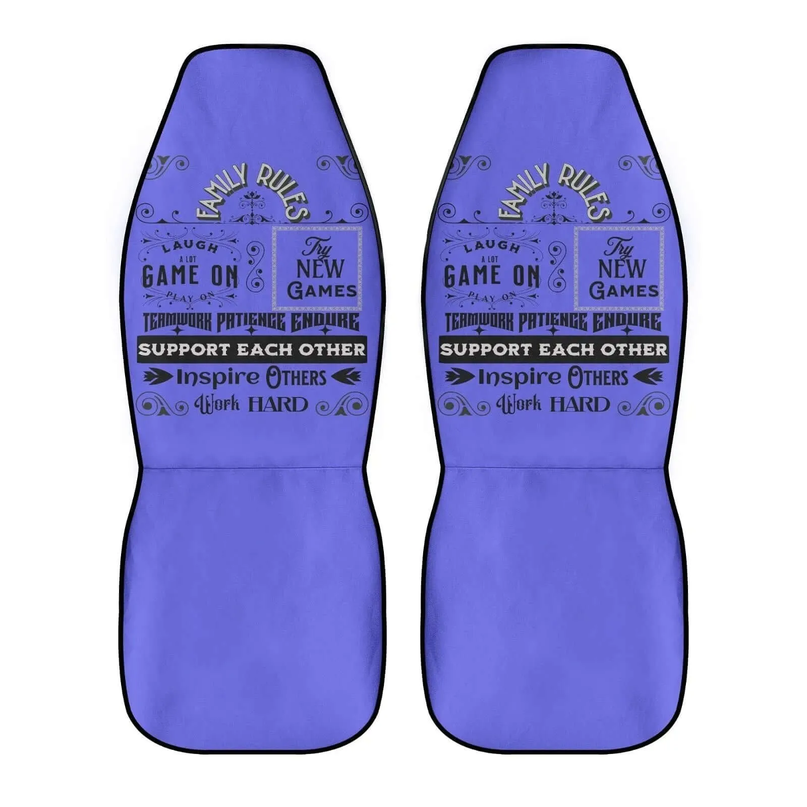 Embroidered Front Car Seat Covers