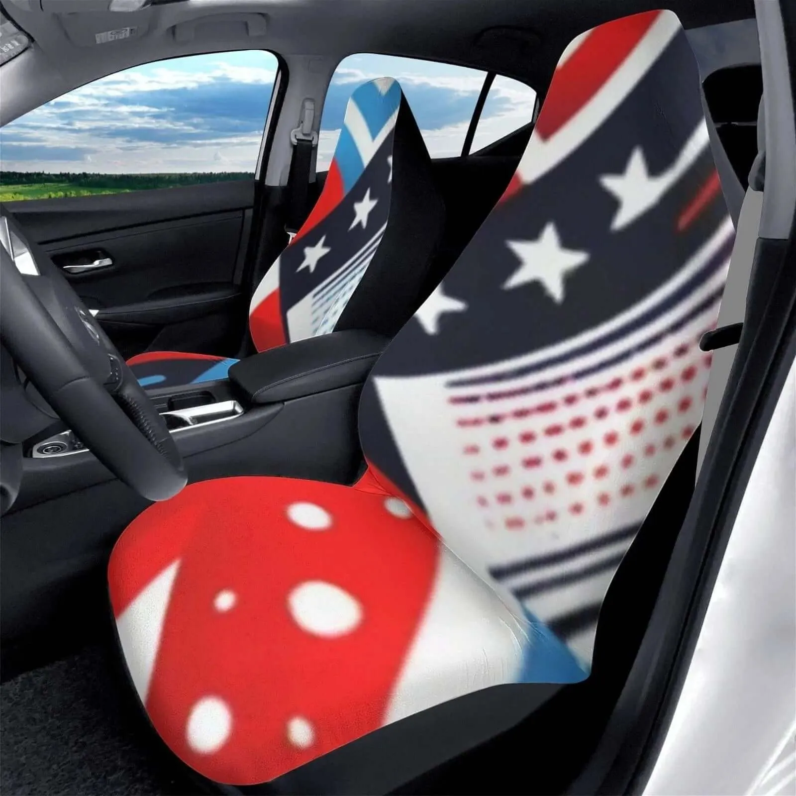 Embroidered Front Car Seat Covers