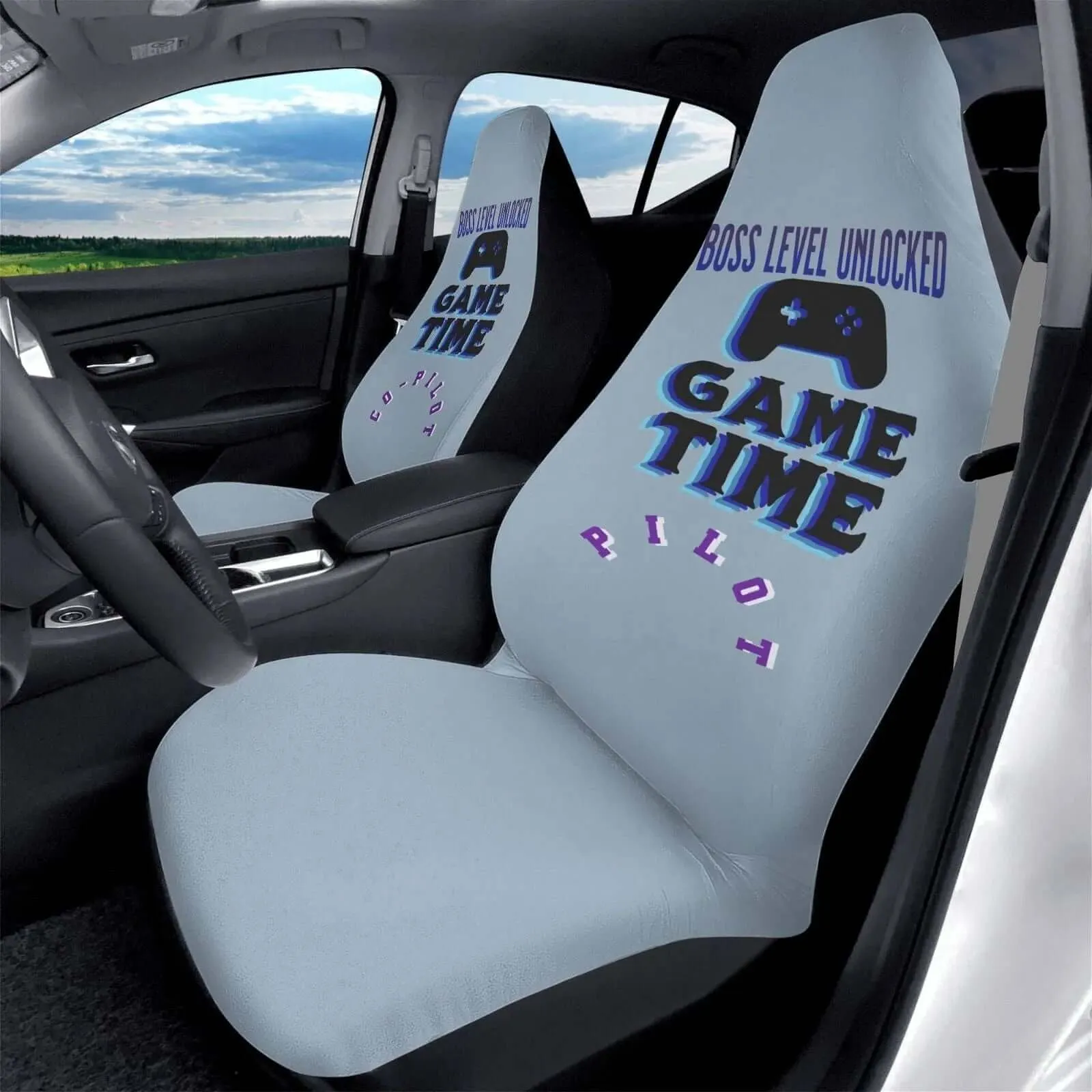 Embroidered Front Car Seat Covers