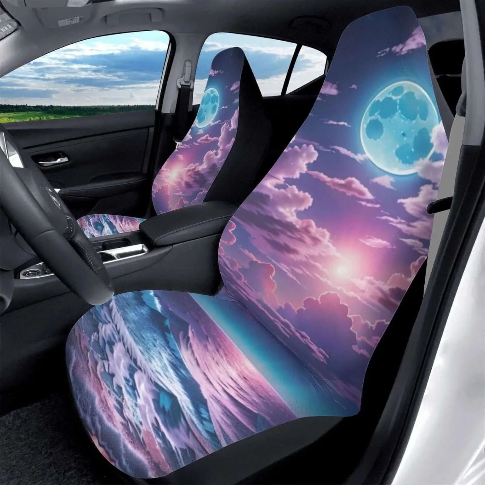 Embroidered Front Car Seat Covers