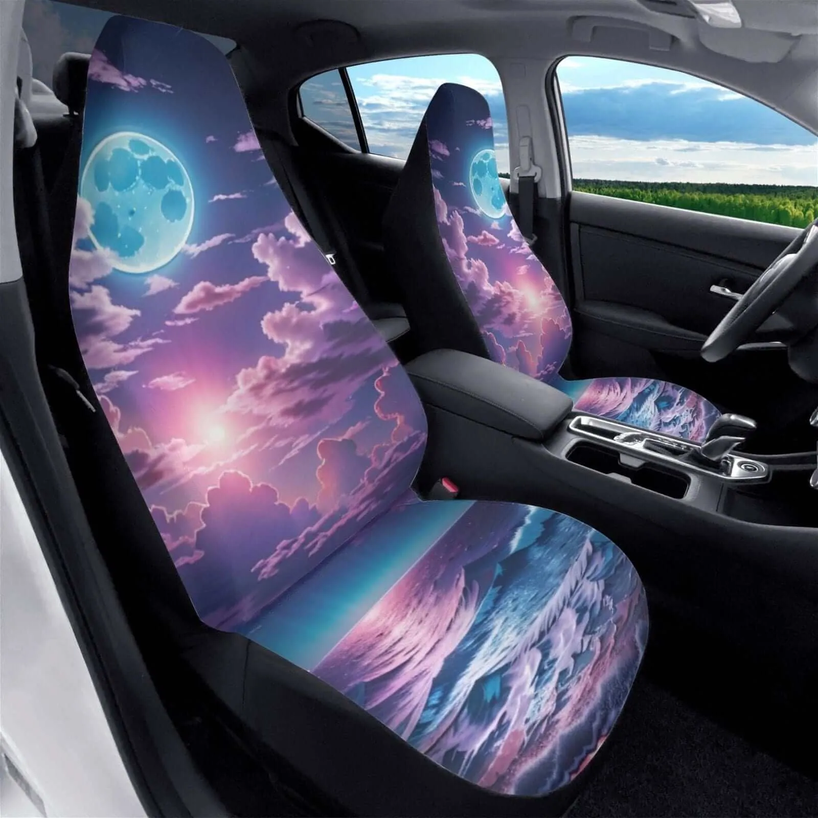 Embroidered Front Car Seat Covers