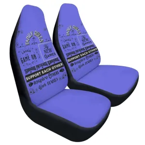 Embroidered Front Car Seat Covers