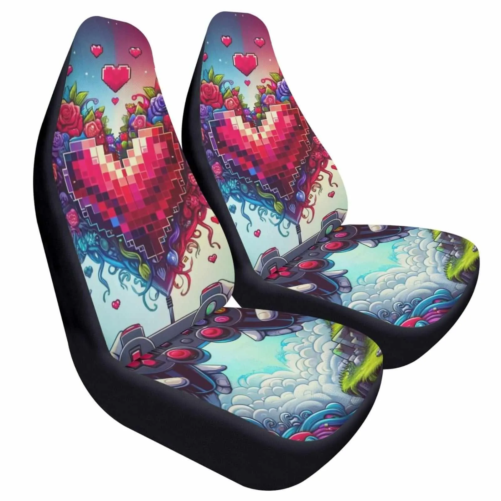 Embroidered Front Car Seat Covers