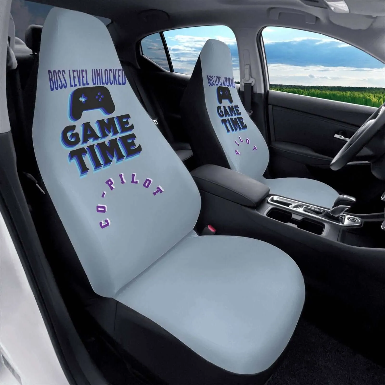 Embroidered Front Car Seat Covers