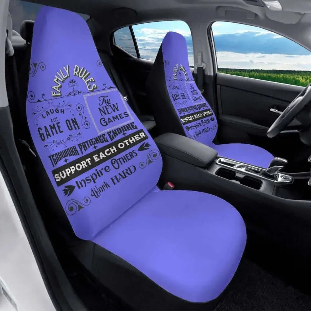Embroidered Front Car Seat Covers