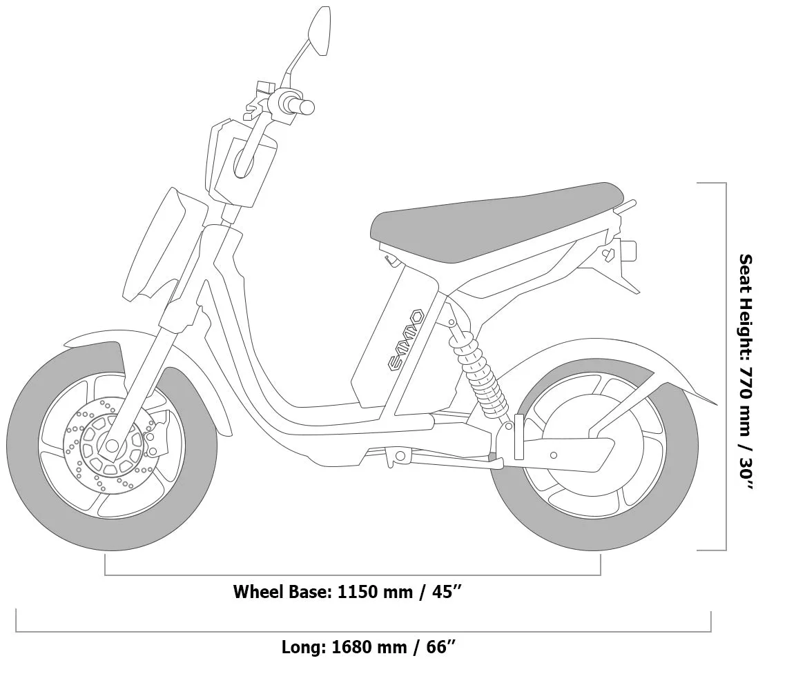 EMMO URBAN T2 Compact Electric Moped Ebike