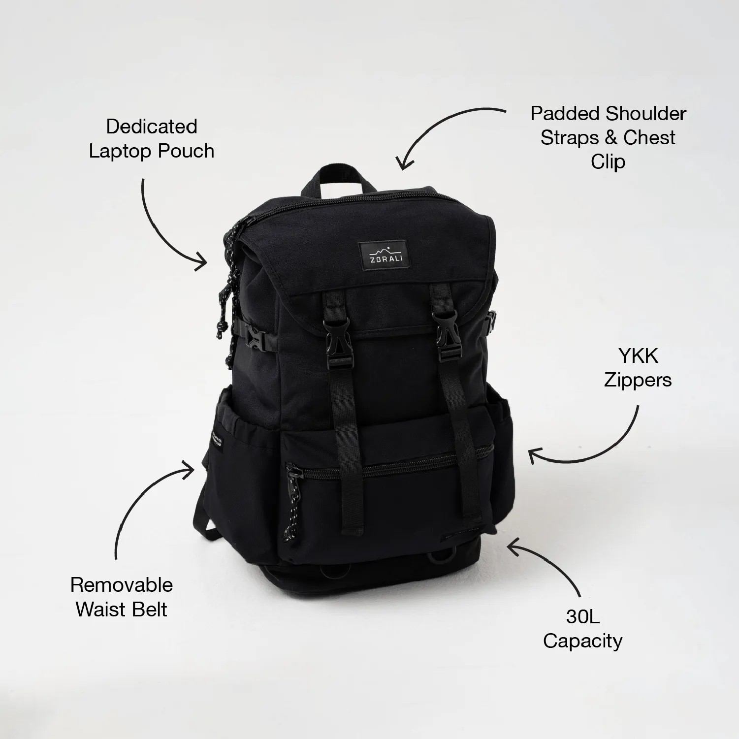 Escapade Backpack Expedition Black