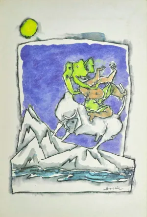 Ganesha (Ashtavinayak Series - II) - Art Prints