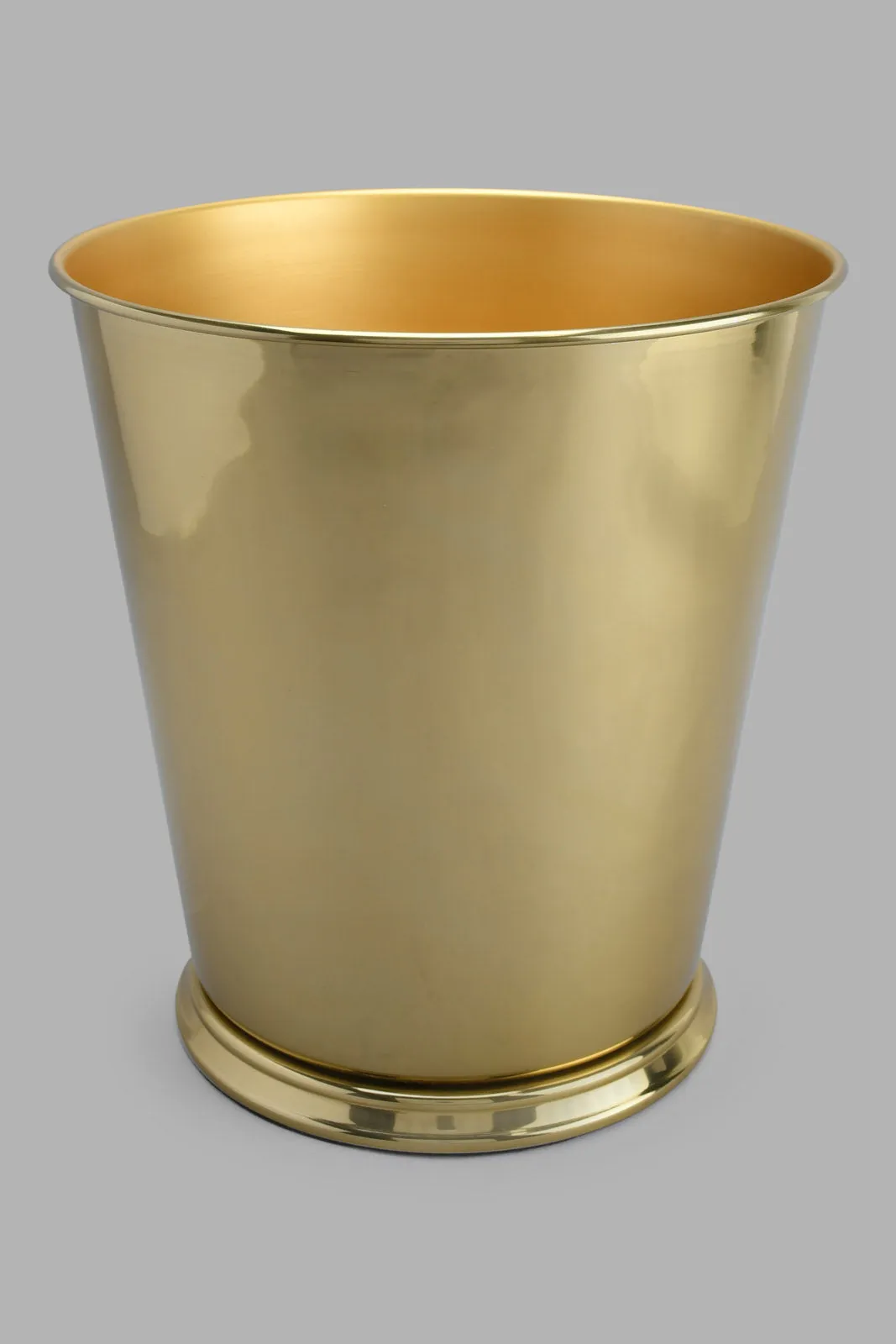 Gold Steel Waste Bin