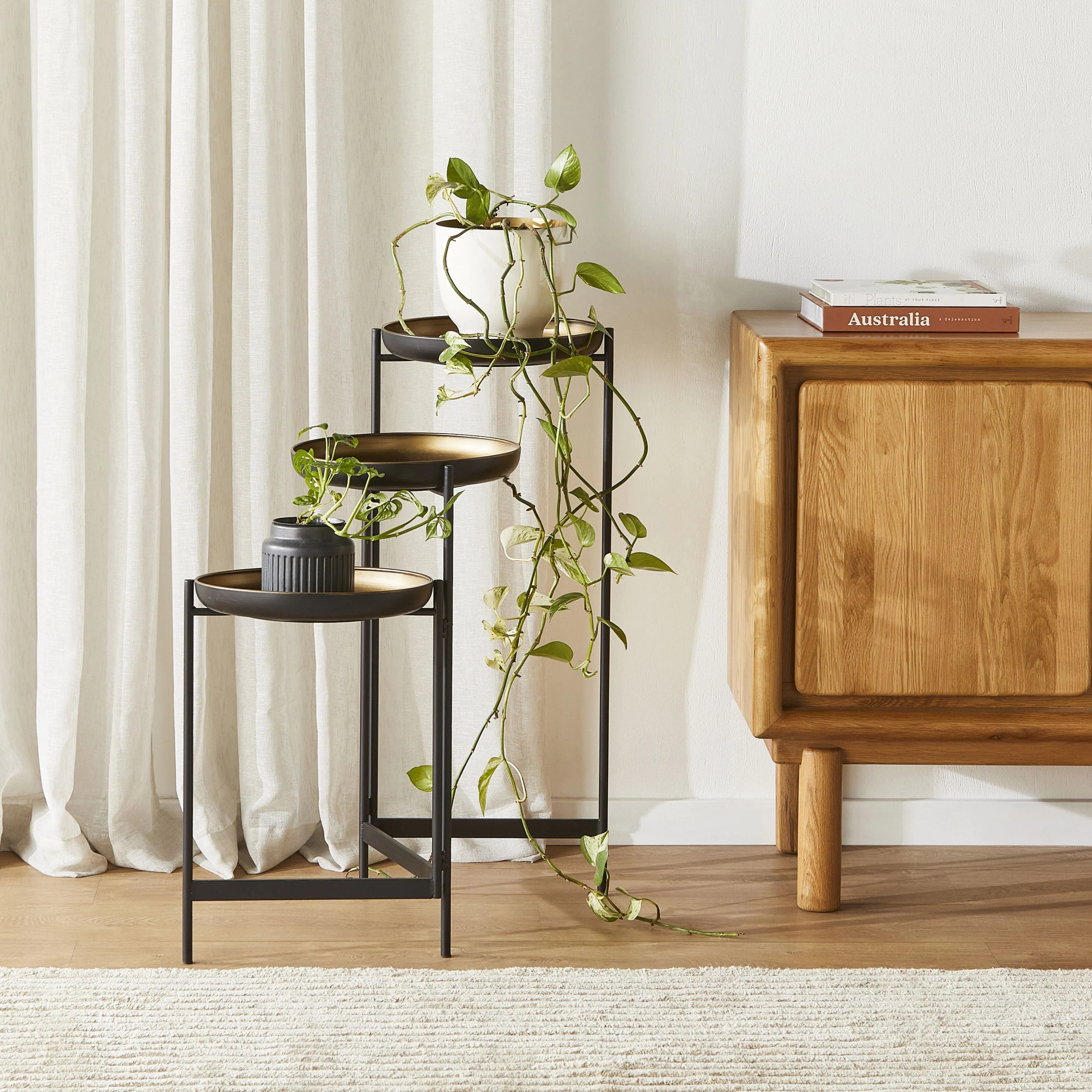 Gracie Tiered Side Table 34x31x80cm
