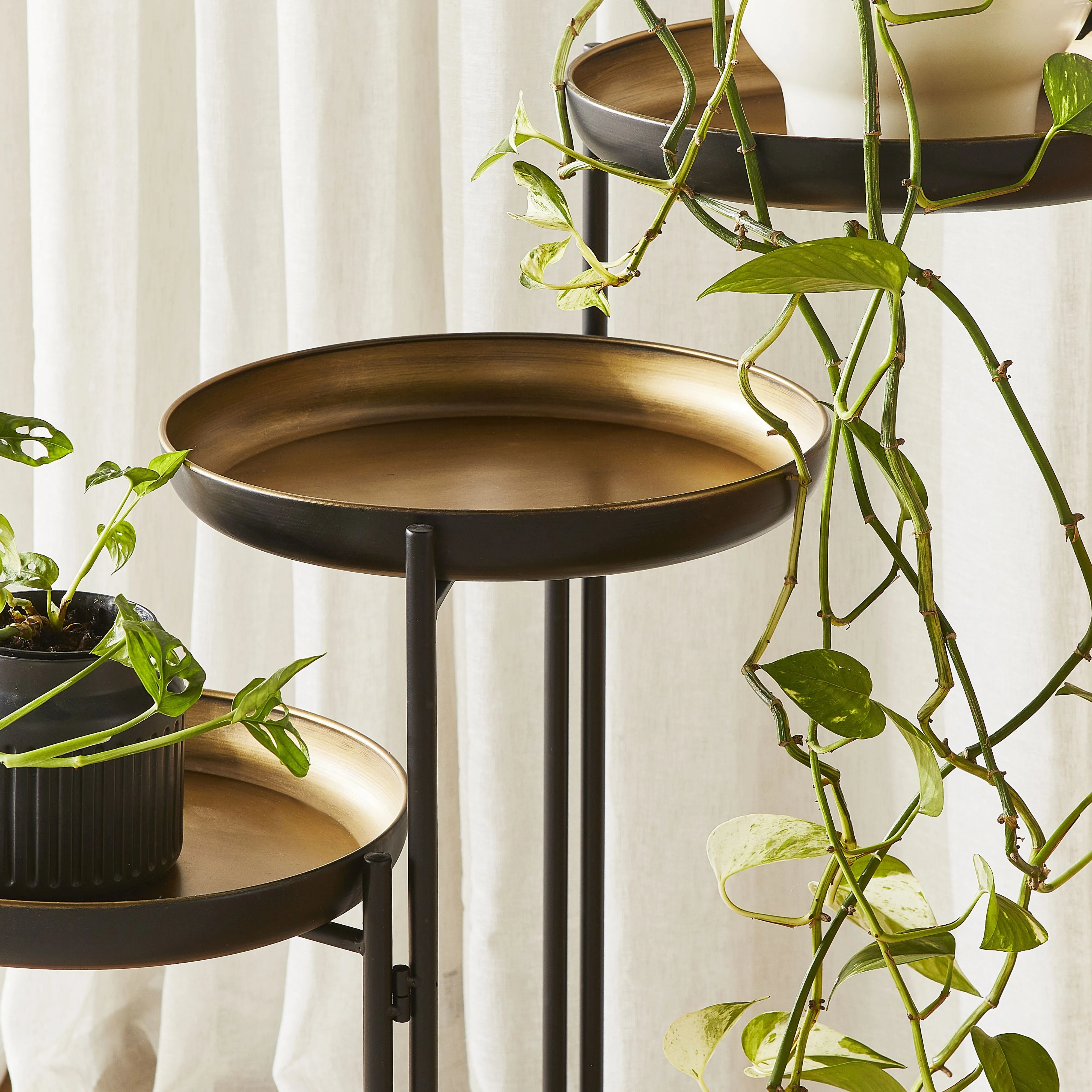 Gracie Tiered Side Table 34x31x80cm