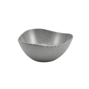 Grey Granite Melamine Triangular Buffet Bowl 25cm - Pack 1
