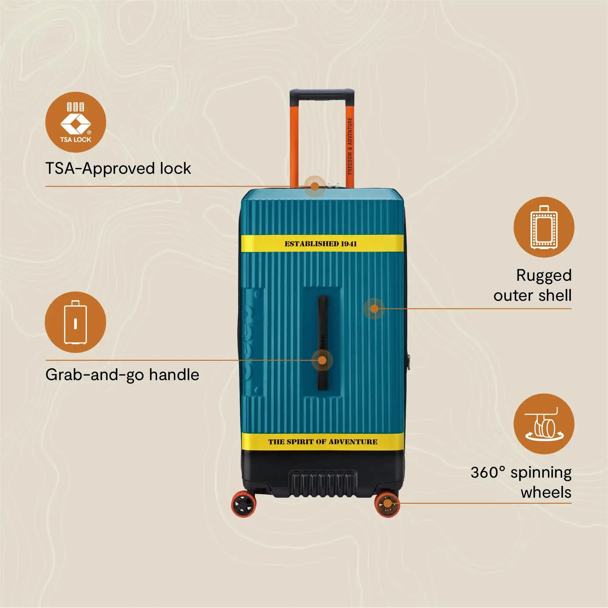 JH001A - Large Trunk Expandable Spinner
