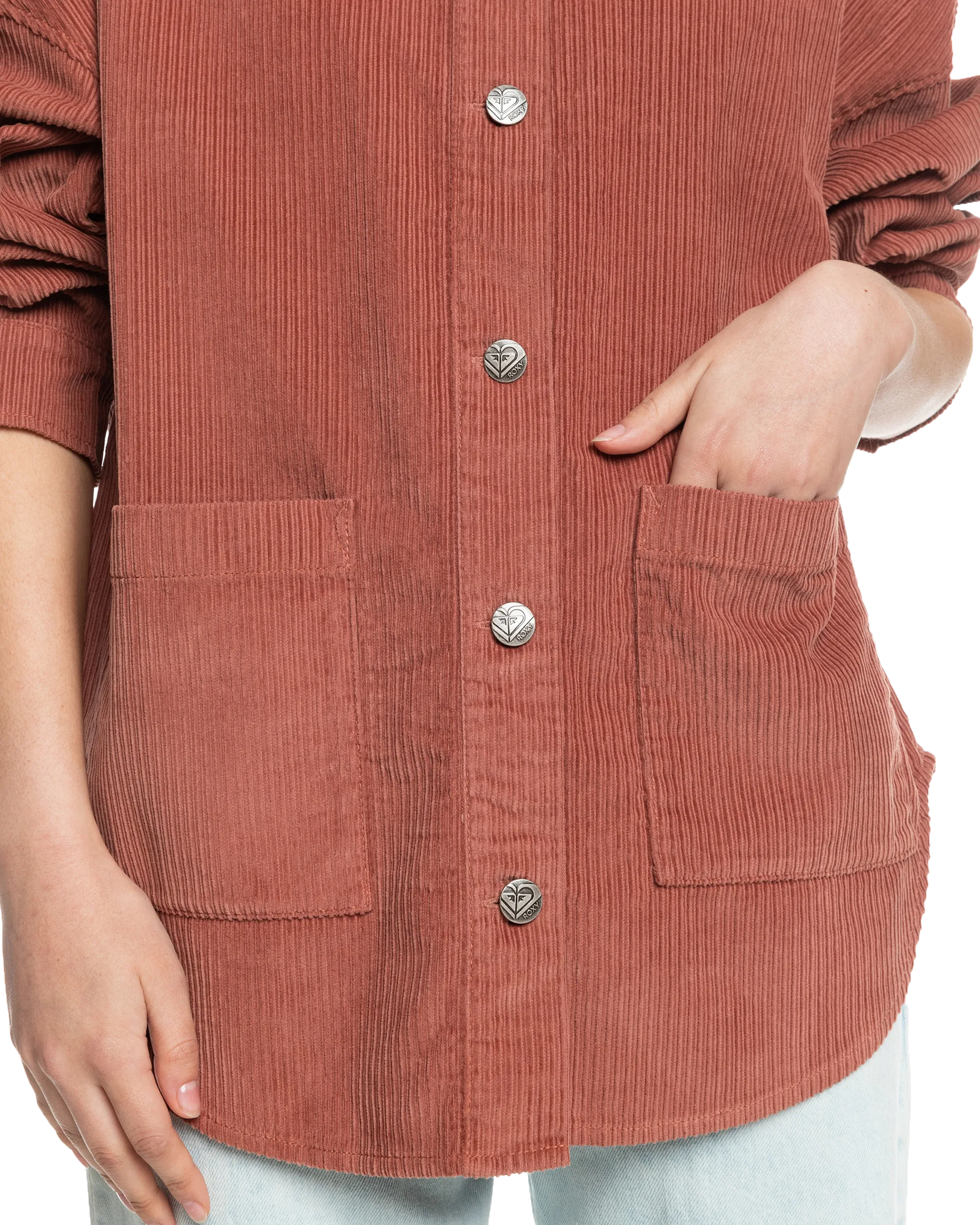Kick Back Corduroy Shirt in Cedar Wood