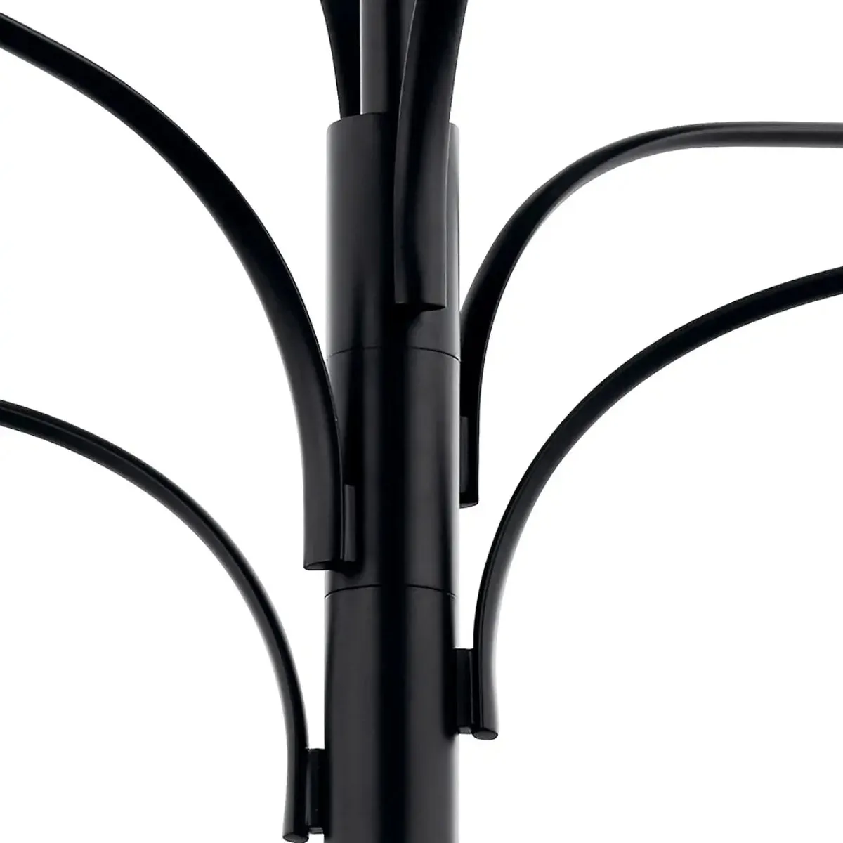 Livadia 36" 6-Light Chandelier, Black Finish
