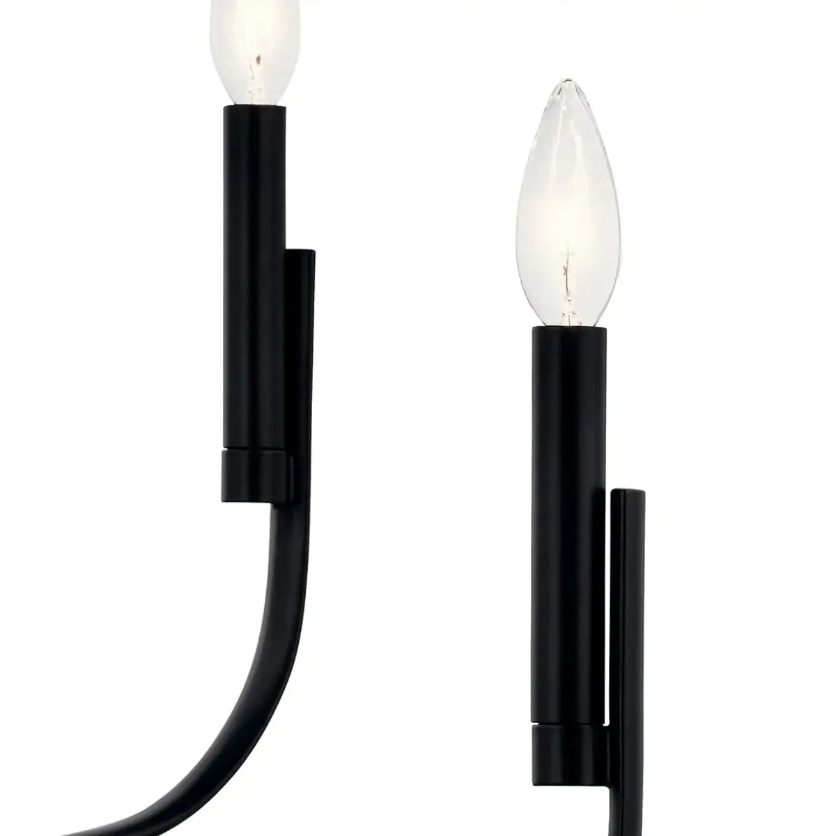 Livadia 36" 6-Light Chandelier, Black Finish