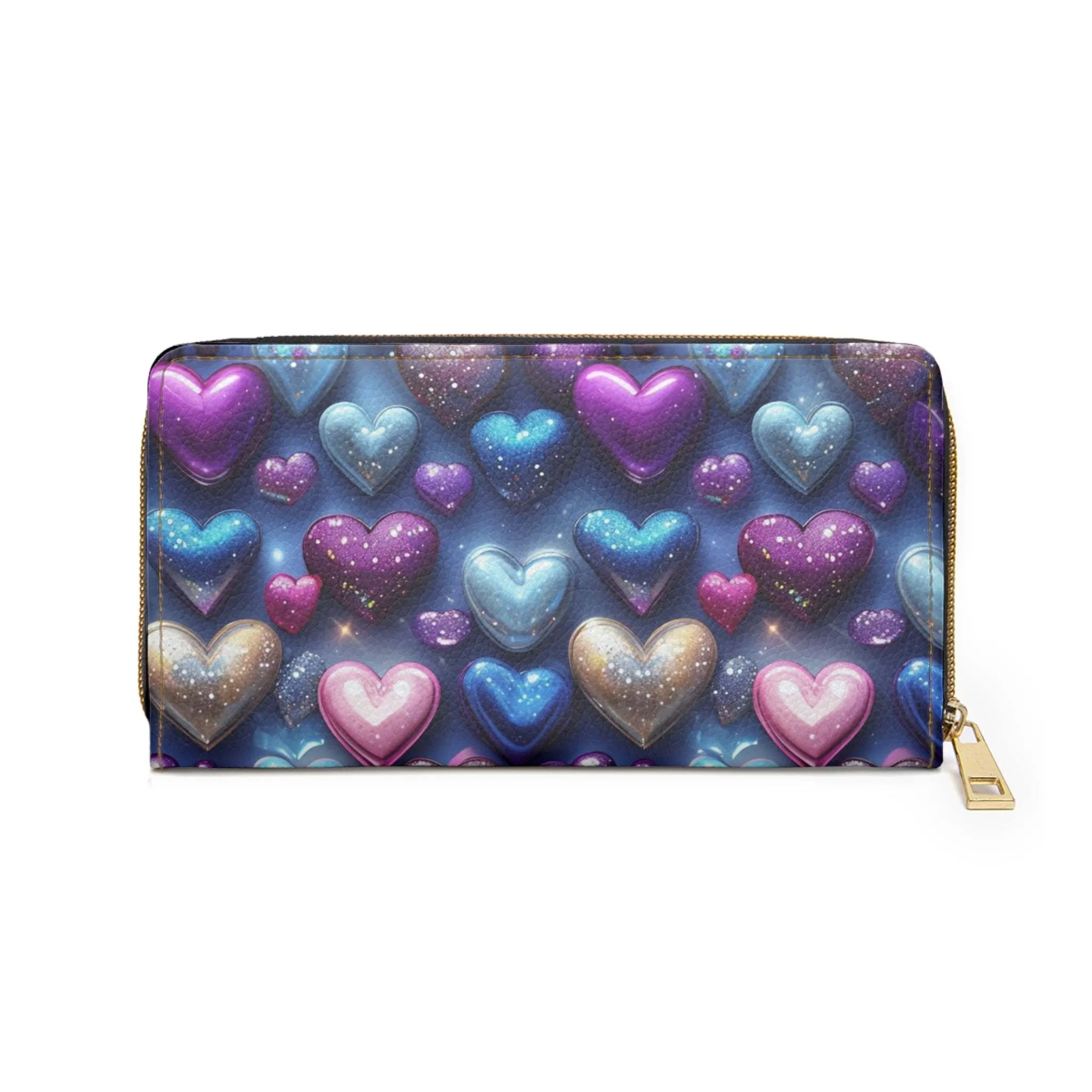 Multi color zipper wallet