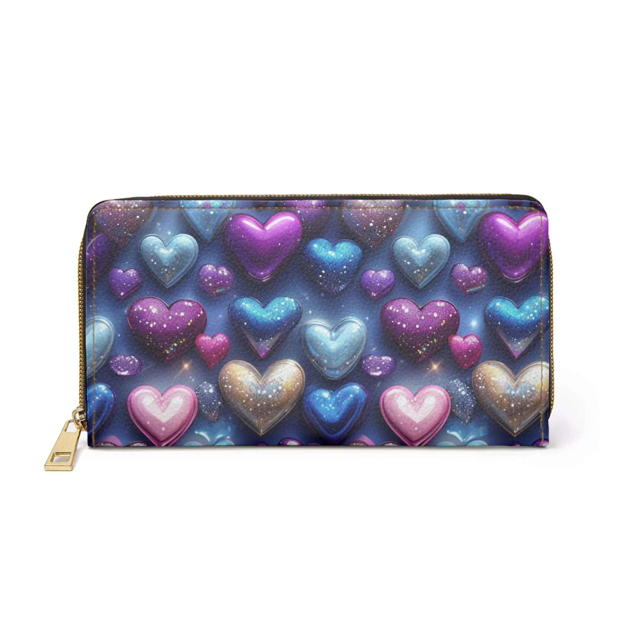 Multi color zipper wallet