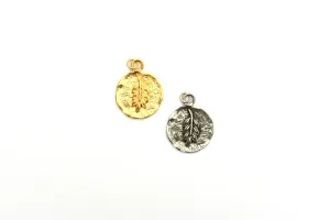 Ornamental Grass Pendant in Britannium – Nature's Whisper in Metal Form