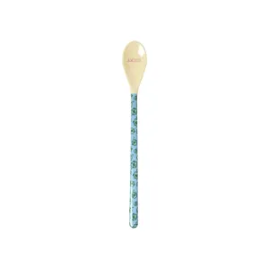 Rice DK Melamine Latte Spoon - Blue - Good Luck Print