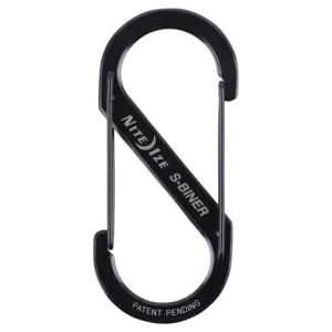 S-Biner Double Carabiner Stainless Steel 100 lbs | Black