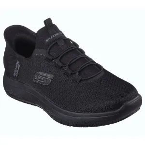 Skechers 200205EC Summits Sr - Colsin Hands Free Mens Black Textile Slip On Trainers