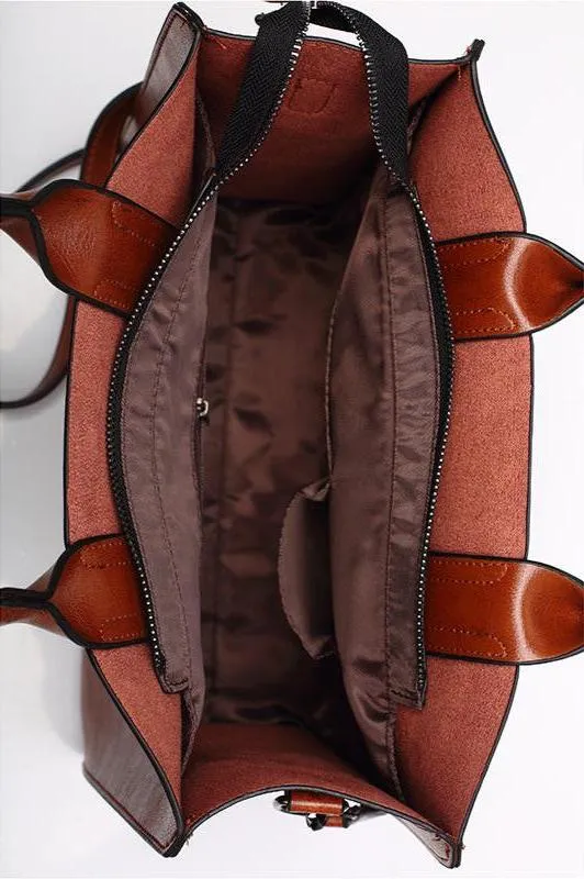 The Emelia Messenger Tote