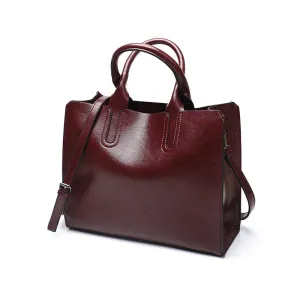 The Emelia Messenger Tote