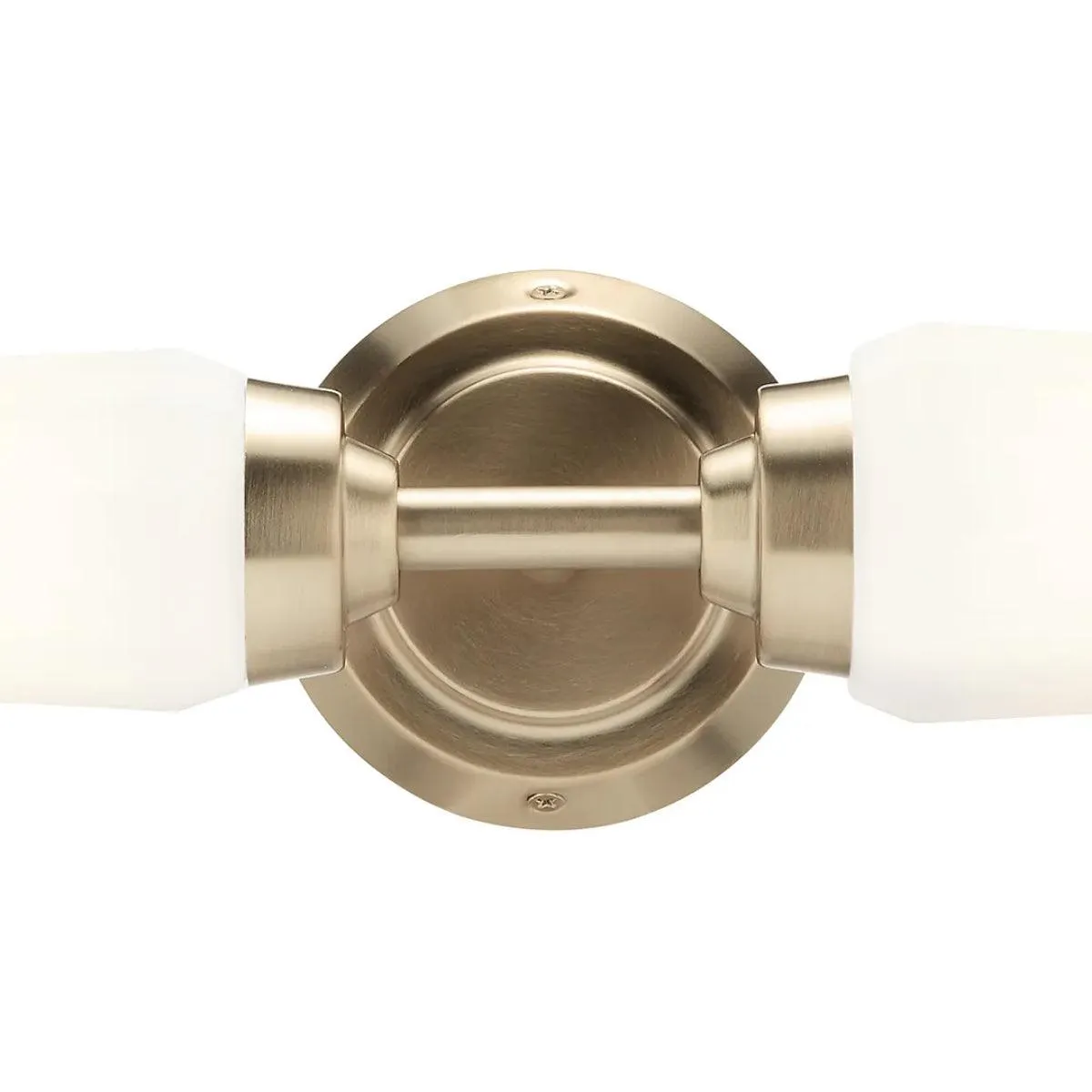Truby 20 In 2-Lights Bathroom Vanity Light With Satin Etched Cased Opal Glass, Bronze Finish