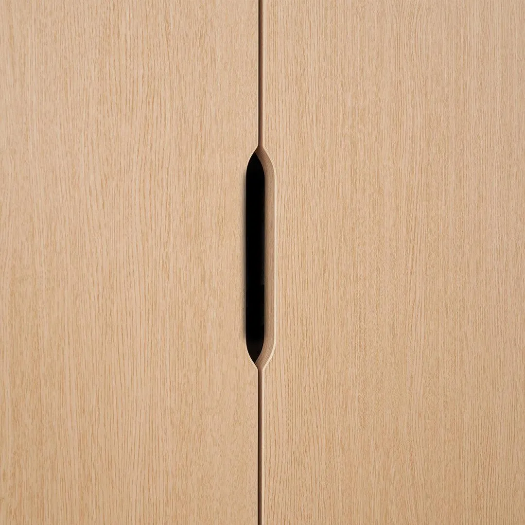 Tutti Bambini Fika Wardrobe - Light Oak/White Sand