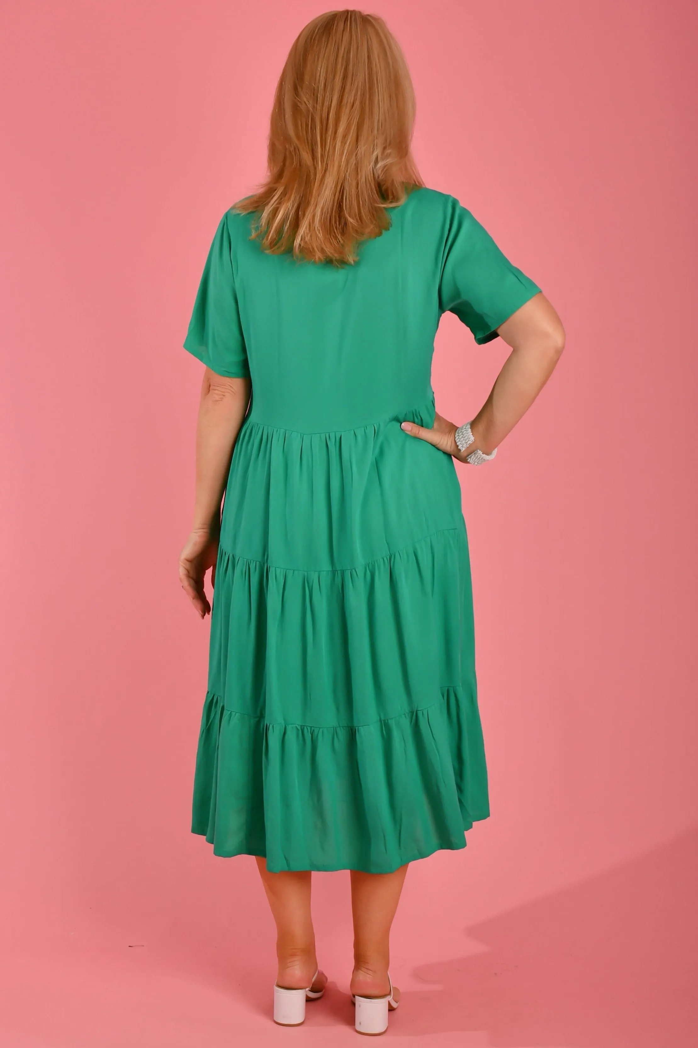 VBLD250 - PARADISE DRESS - CHRISTMAS JADE