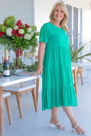 VBLD250 - PARADISE DRESS - CHRISTMAS JADE