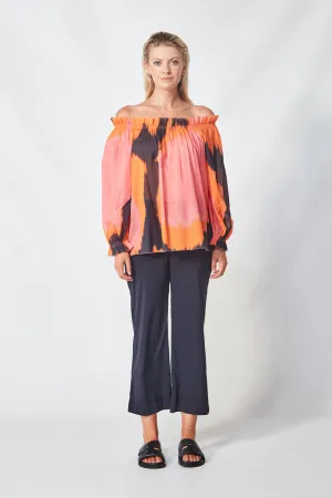 VERGE | THEME TOP - CORAL PRINT