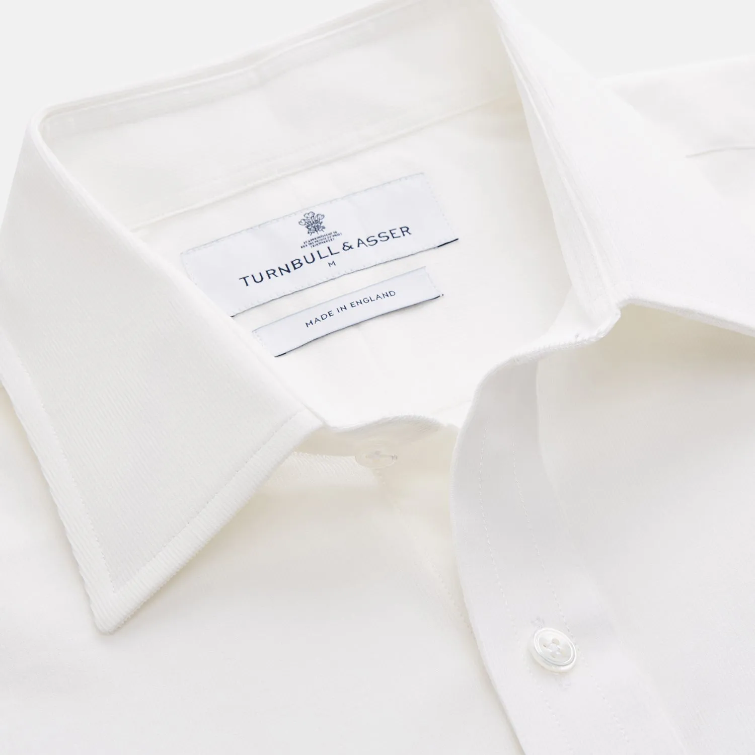 White Cotton Weekend Fit Langston Shirt