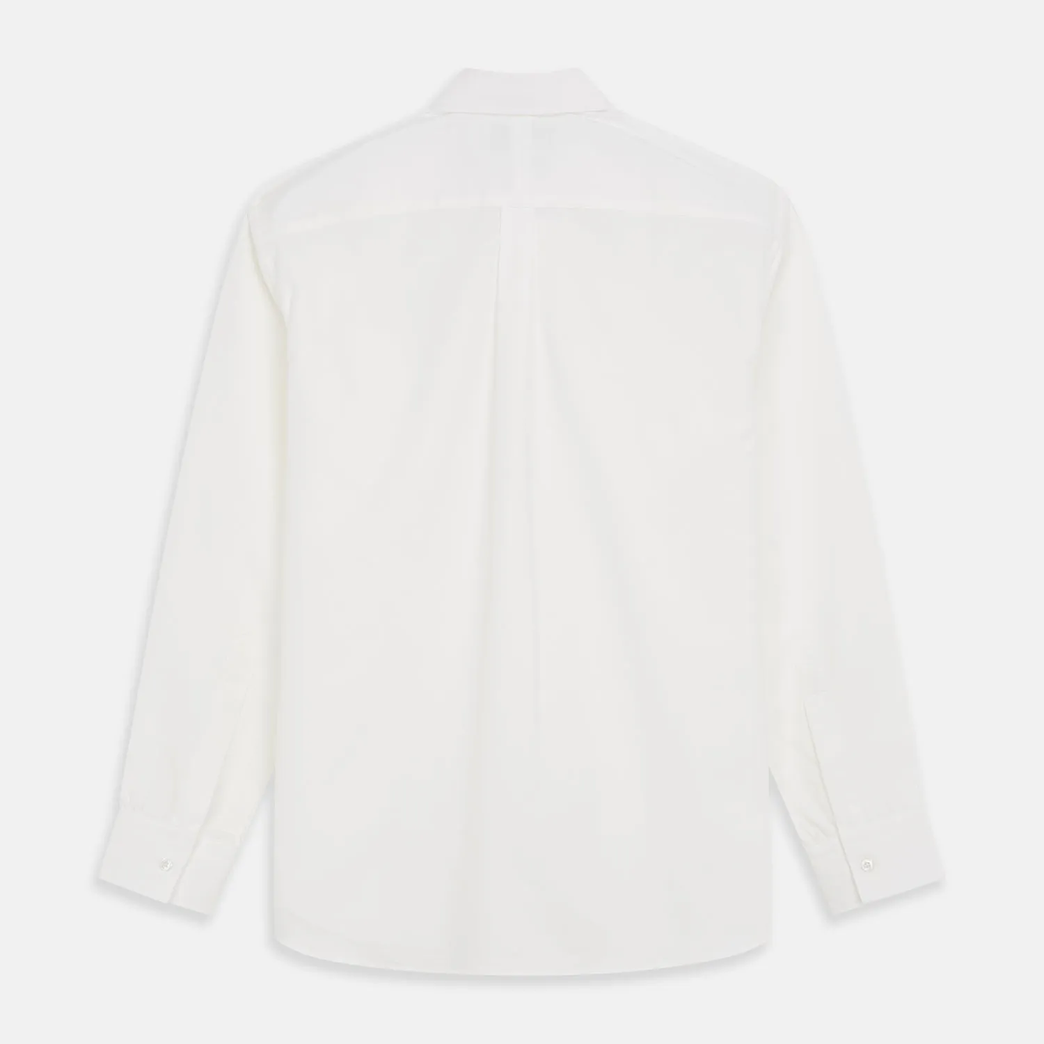White Cotton Weekend Fit Langston Shirt